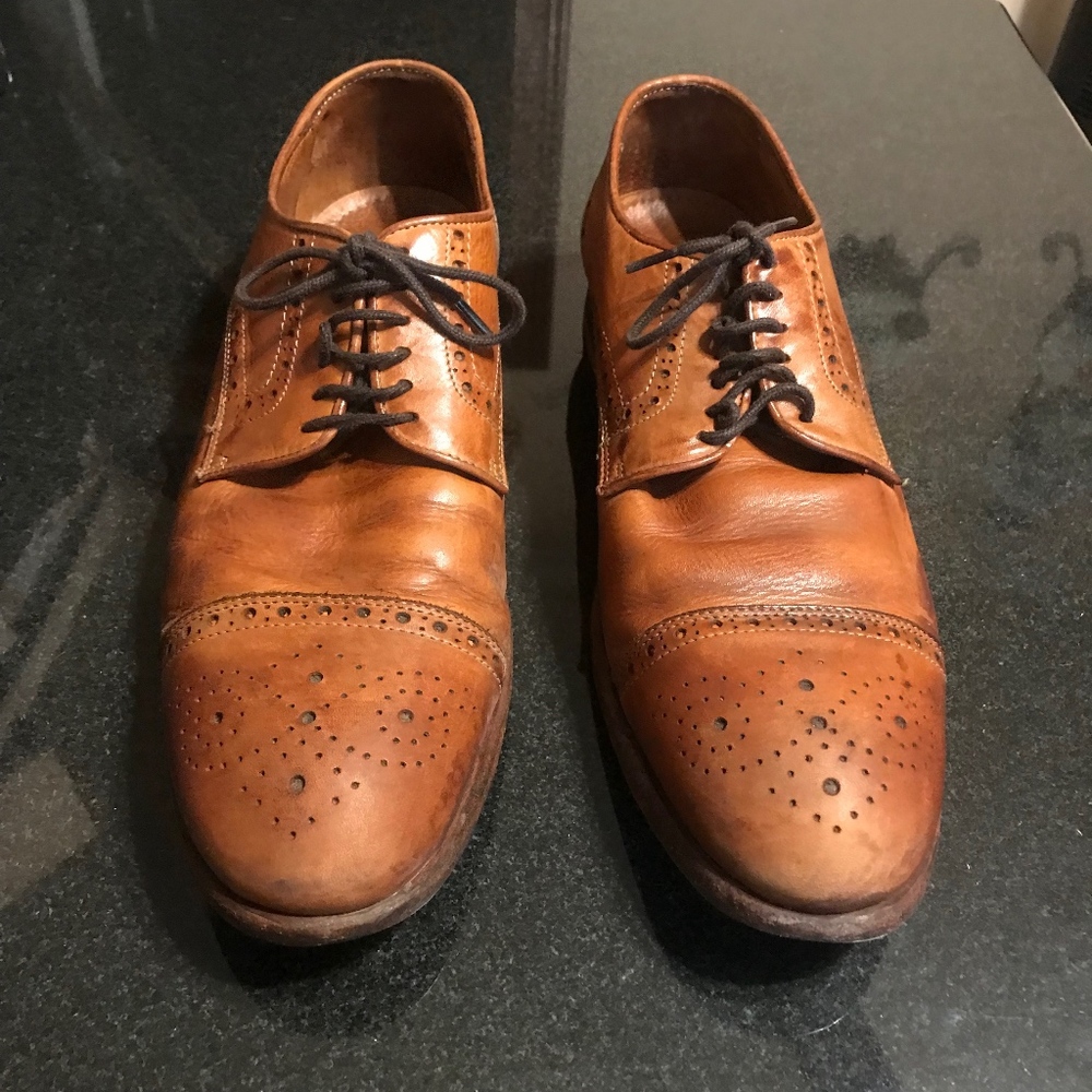Hudson London Men's Davern Drum Dye Oxford's